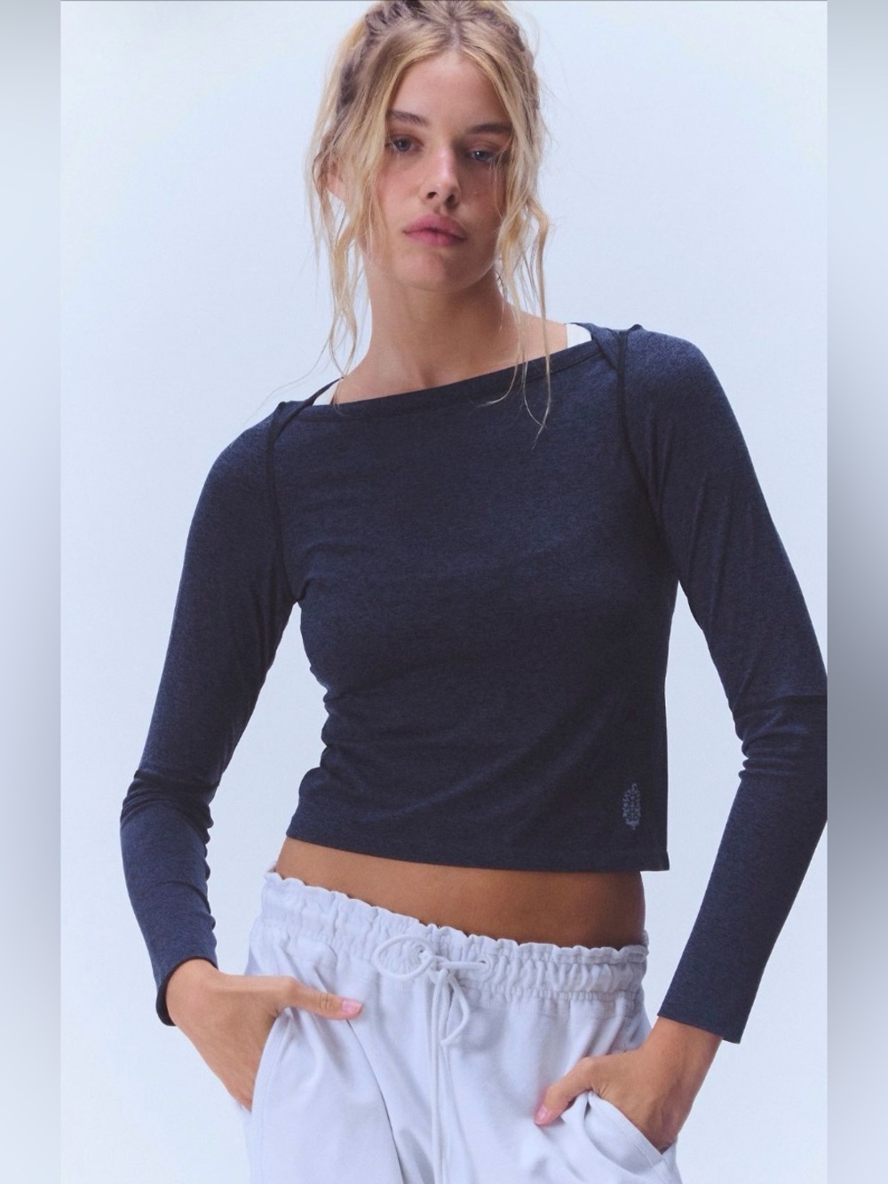 FP MOVEMENT by FREE PEOPLE Up Next Boat Neck Long Sleeve Top